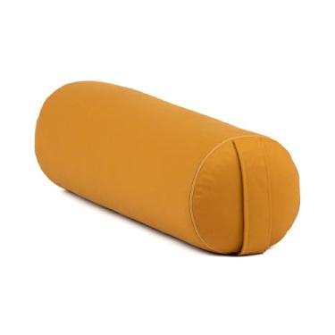 Imagem de Bolster Eco Almofada Cilíndrica Rolinho Yoga props Restaurativa (Amarelo Mel)
