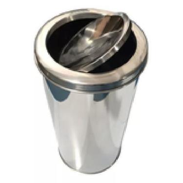 Imagem de Lixeira inox 50 litros tampa flip top - OnixLimp