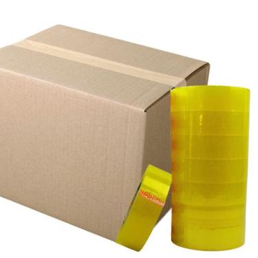 Imagem de Rolo Fita Larga 300mts Durex Transparente Embalar Envios 1Un - KF