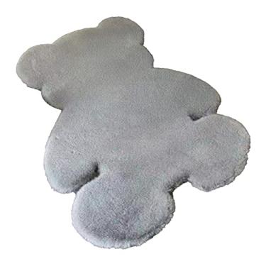 Imagem de Acouto Tapete de área de Urso Macio Adorável para o Quarto de Crianças, Tapete de Piso de Pelúcia para Sala de Estar e Salas de Jogos (45 * 60)