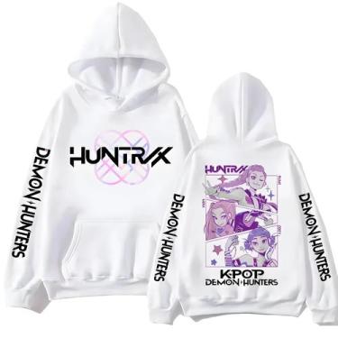 Imagem de Moletom Unissex De Verão Anime K-Pop Demon Hunters Harajuku Hip Hop Mo