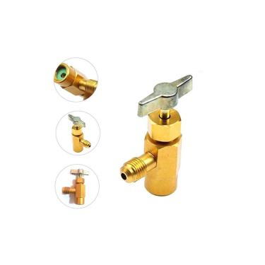 Imagem de Chave de carregamento para carga de válvula de lata de gás refrigerante R134a R410