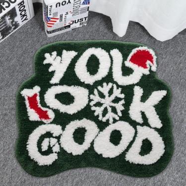 Imagem de Tapete de banheiro Urtlmaji 64x53 cm de microfibra antiderrapante de N