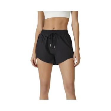 Imagem de Shorts de Yoga Neon Feminino - Fitness, Elastano, Elástico para Corrid