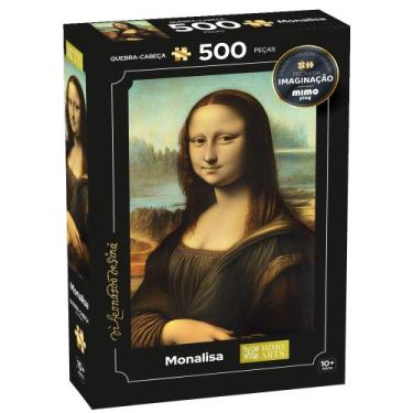 Imagem de Quebra cabeça Monalisa-500 peças - TCS