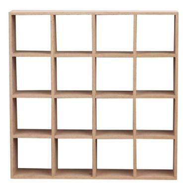 Imagem de Prateleira de armazenamento em miniatura Dollhouse em MDF de madeira e