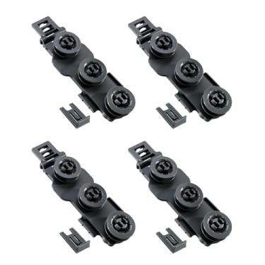 Imagem de 4 peças de suporte para lava-louças com 3 rodas adequado para rolos de lava-louças GE Haier Substituir WD12X22801