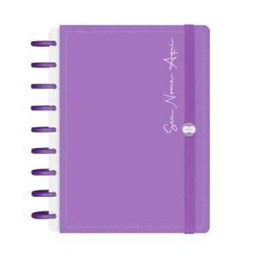 Imagem de Caderno De Disco Iscool Inteligente 140 Folhas Personalizado Solid Colors Lilás M+