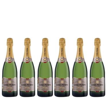 Imagem de Espumante Branco Brut Charmat Casa Perini 750ml Caixa c/ 6un
