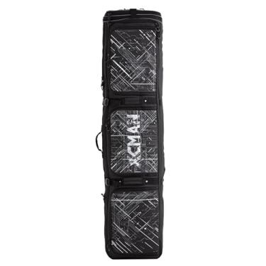 Imagem de Malas impermeáveis ​​para esquis com rodas, Mala acolchoada para snowboard para viagens aéreas, Comporta 2 pares de esquis, 160 cm (expansível de 175 a 190 cm),Black