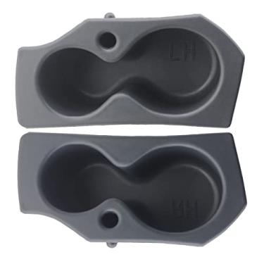 Imagem de DUNSIHUI 2 peças 5NN24XXXAA suporte de copo para porta de carro 1LD23XXXAA compatível com Ram 1500 2500 3500 4500 5500 2009-2020 Suporte de espuma de passageiro dianteiro