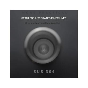 Imagem de Garrafa de Água Isolada Aço Inoxidável Mantém Fria e Quente por 24 Horas Prática Estilosa Isolação Alimentar Resistente à Corrosão