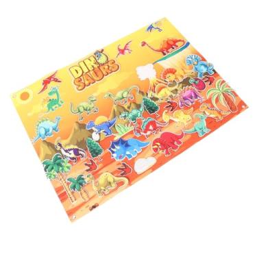 Imagem de Dioche Conjunto de Histórias de Placa de Feltro de Dinossauro, Placa de Feltro Interativa Educacional Com 37 Peças para Aprendizagem Pré-escolar e Material de para Brincadeiras