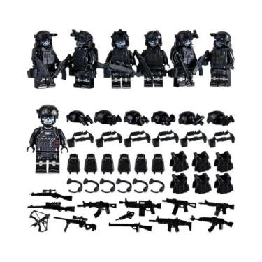 Imagem de Mini Boneco De Blocos De Montar Das Forças Especiais Camufladas Do Des