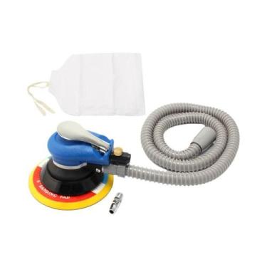 Imagem de Lixadeira Orbital Pneumática De 5 E 6 Polegadas, Polidora a Ar, Moedor