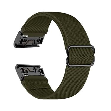 Imagem de MURVE Pulseira de relógio de nylon de 26 mm para relógio inteligente Garmin Fenix 7X de ajuste rápido para Garmin Fenix 7 Fenix7 pulseiras de 22 mm (B, para Fenix 7X)