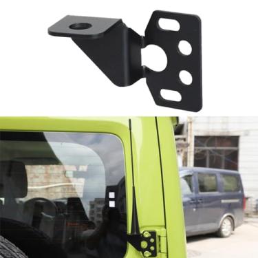 Imagem de KINGJUNHAO Suporte de montagem de antena de carro base de ferro para Suzuki Jimny 2019+ acessórios externos de instalação de suporte de rádio