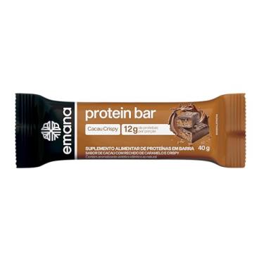 Imagem de Barra de Proteína Emana (12g de Proteína) Sabor Cacau Crispy - 40g