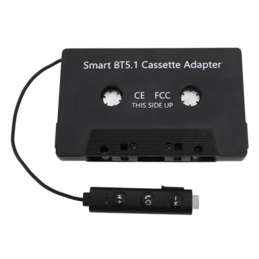 Imagem de KIMISS Adaptador de Cassete DC5V BT5.1 - Fita Cassete Sem Fio Universal para Adaptador Auxiliar para Carros e Caminhões Com Toca-fitas
