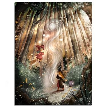 Imagem de 093 Magic Poster Wizard Canvas Prints Witch Wall Art For Home 1 painéis Decorações não ramed 25,4 cm x 20,3 cm