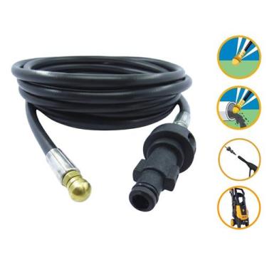 Imagem de Mangueira Nylon Desentupidora 6mt Wap Combate Turbo 2600 Lavadora Alta