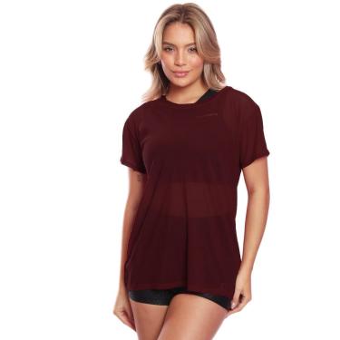 Imagem de Blusa Tule Transparente Treino Academia Fitness Casual-Feminino
