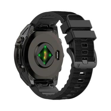 Imagem de Pulseira De Relógio De Nylon E Silicone 26/22mm Para Garmin Fenix 8 7 