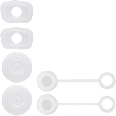 Imagem de Conjunto de tampas de silicone à prova de vazamentos para copos e copo