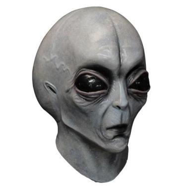 Imagem de Máscara de cosplay Alien Latex Headgear Halloween Horror Funny - yiwei