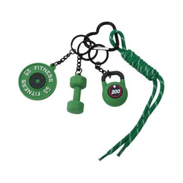 Imagem de Chaveiro De Halteres Mini 3D Unissex, Pingente De Bolsa Fashion, Prese