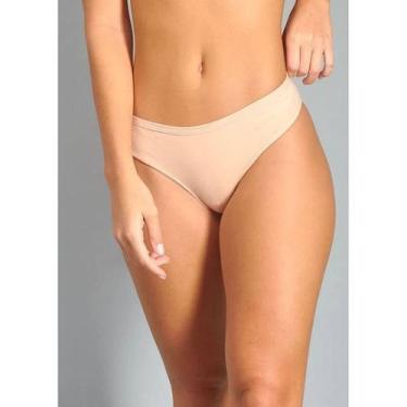 Imagem de Calcinha Duloren 728004 Forro em Algodão, Bege, M