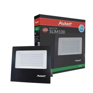 Imagem de Refletor Led Slim100 100w Luz Verde À Prova D'água Bivolt Avant
