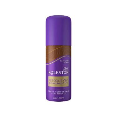 Imagem de Retoque De Raiz Koleston Spray Castando Claro 57g, Castanho Claro