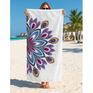 Imagem de Toalha Banho E Praia Amuletos Proteção Olho Gordo Protegido - Use Thuc