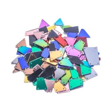 Imagem de Aplique De Strass Cristal Transparente Com Base Reta Para Roupas, Cost