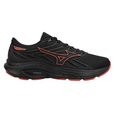 Imagem de Tênis Mizuno Jet 8 Corrida Preto e Vermelho - Masculino 40-Masculino