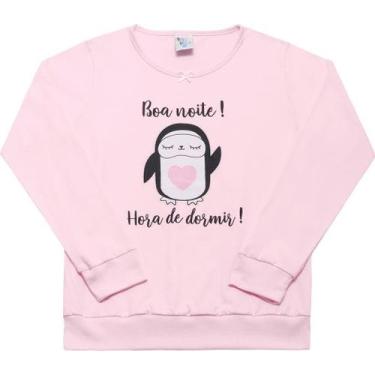Imagem de Pijama Feminino Meia Malha Rosa Bebe/Rot Rosa Bebe Tam 4 Dicanela,  4