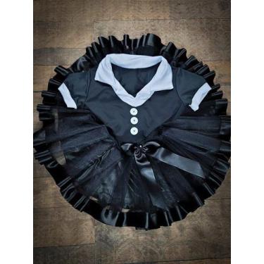 Imagem de Fantasia Infantil Wandinha Meninas - Sinestesia, M