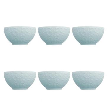 Imagem de Conjunto de Bowls Tigelas 6 Peças Tassel Azul Germer Porcelanas
