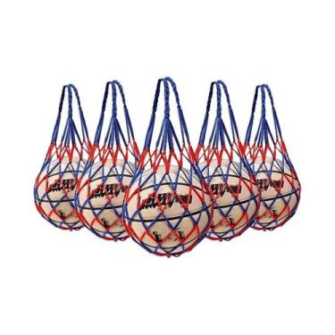 Imagem de Bolsa De Rede De Nylon Durável Para Transporte De Bolas Esportivas: Ba