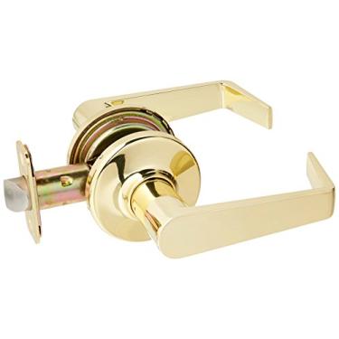 Imagem de Kwikset 721KNL-3 Kingston Light Fechadura de Porta de Passagem Comercial Acabamento em Latão Brilhante