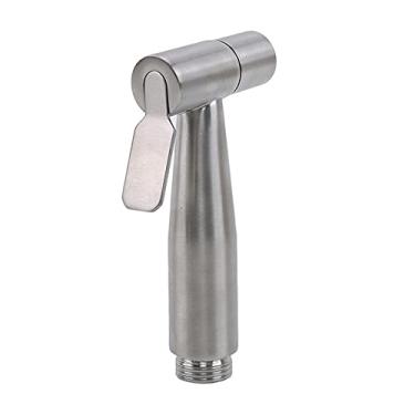 Imagem de Toalete de banheiro de aço inoxidável pistola de pulverização de reforço de mão pequeno chuveiro de economia de água do banheiro do banheiro chuveiro, 766789