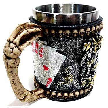 Imagem de Caneca Chopp Cerveja Poker Hand 91382