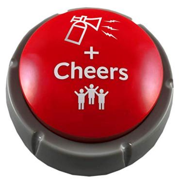 Imagem de Botão de som para buzina de ar com aplausos e aplausos, botão fácil engraçado, campainha para fazer ruído para escritório, evento esportivo, festa de dança, sala de aula divertida, brinquedo de mesa,