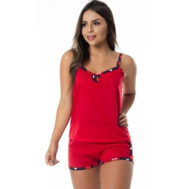 Imagem de Kit com 3 Baby Doll Malha Conforto | Pijama Verão Joice