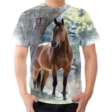 Imagem de Camisa Camiseta Personalizada Animal Cavalo Cavalgar Esilo 4 - Dias No