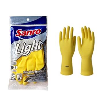 Imagem de LUVA LATEX SANRO LIGHT AM P