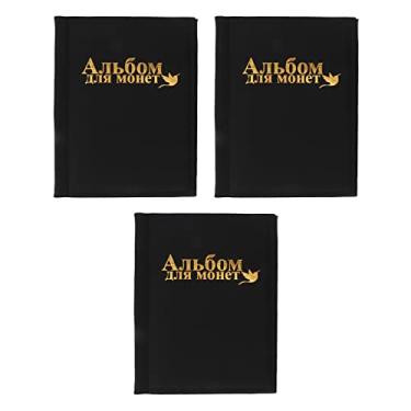 Imagem de 3 Pçs Bolsos Titular Coletor de Moedas Álbum Caixa de Coleção de Moedas Transparente À Prova D' Água PVC Coleção de Moedas Álbum de Livro para Uso Doméstico