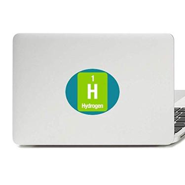 Imagem de H Hidrogênio Elemento Químico Ciência Vinil Emblema Gráfico Laptop Adesivo Notebook Decalque