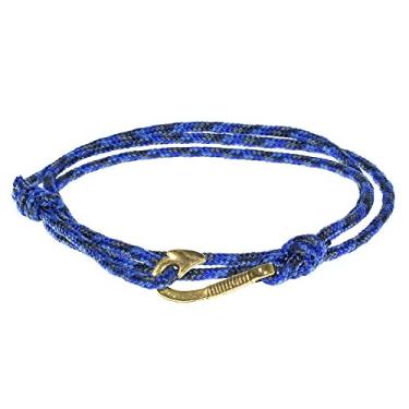 Imagem de West Coast Paracord Pulseiras femininas ajustáveis com âncora náutica e gancho de peixe – feitas de corda de nylon